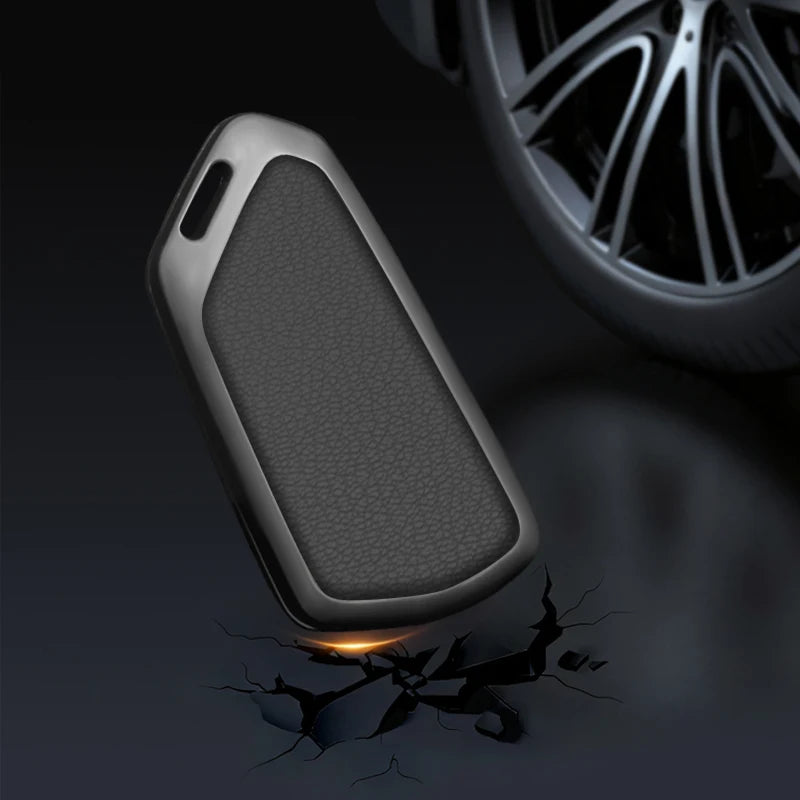 Alloy Car Key Fob Cover for Volkswagen Golf 8 MK8, ID.3, ID.4, Cupra, Skoda Octavia A8 & SEAT Leon MK4