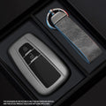 Black Warrior-Style TPU Car Key Fob Cover for Toyota Camry, RAV4, Highlander, Avalon, C-HR, Prius, Corolla & GT86