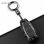 Car Key Cover Compatible with Ford Focus 3 4 ST Mondeo MK3 MK4 Fiesta Fusion Kuga – Carbon Fiber Style