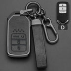 Zinc Alloy Car Key Fob Cover for Honda Civic, Accord, CR-V, Pilot, Fit, Odyssey, Jazz, CR-Z, HR-V, Vezel & City – 2018–2020