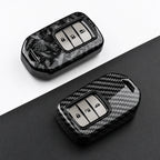 Car Key Cover Compatible with Honda City Turbo Crider XRV 10th Civic Accord – Carbon Fiber Style