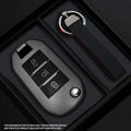 Black Warrior-Style TPU Car Key Fob Cover for Peugeot 208, 308, 408, 508, 2008, 3008, 4008 & 5008; Citroen C3, C4 Cactus, C6 & C8