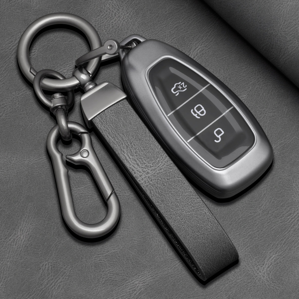 TPU Car Key Fob Cover for Ford Fiesta IV, Focus III, Galaxy, Fusion, Mondeo IV, B-Max, C-Max II, S-Max, Kuga II & EcoSport