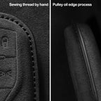 Suede Car Key Fob Cover Compatible with Citroen C1, C2, C4, Cactus, C6, C8, C3-XR, Picasso, Grand