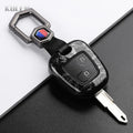 Car Key Cover Compatible with Citroen C1 C2 C3 C4; Peugeot 107 206 207 307; Toyota Aygo – Carbon Fiber Style
