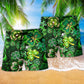 Leaf Shamrock Irish Beach Shorts For Beach Days And Leisure And Relaxation