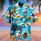 Nautical Pirate Shark Beach Bar Adventure Hawaiian Shirt For Summer Events And Casual Outdoor Wear