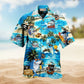 Shark Amazing Pirate Beach Bar Hawaiian Shirt For Summer Vacation Beach Travel And Relaxed Casual Wear