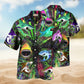 Funny Surfing Cat Surf Hawaiian Shirt Fabric Pattern Detail For Weekend Trips