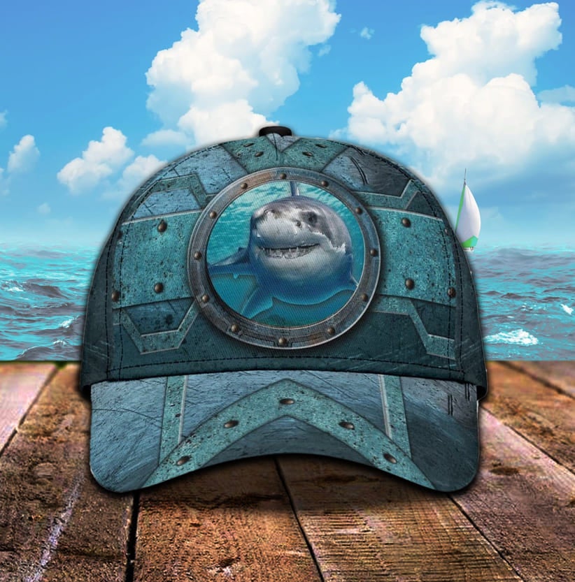 Shark Lover Ocean Classic Cap For Summer Outings Festivals And Relaxed Daily Wear
