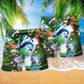 Pool Shark Beach Shorts Pattern Detail For Relaxed Weekends And Vacation Ready Style