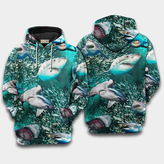 Shark Love Life Ocean Hoodie For Ocean Themed Events Holidays And Gift Ideas