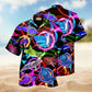 Tropical Lobster Hawaiian Shirt Collar And Front View For Weekend Trips
