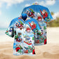 Santa Christmas Hawaiian Shirt For Island Vacations, Resort Wear, And Relaxed Seasonal Style