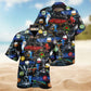 Shark Scores Hawaiian Shirt For Island Vacations, Resort Wear, And Relaxed Seasonal Style