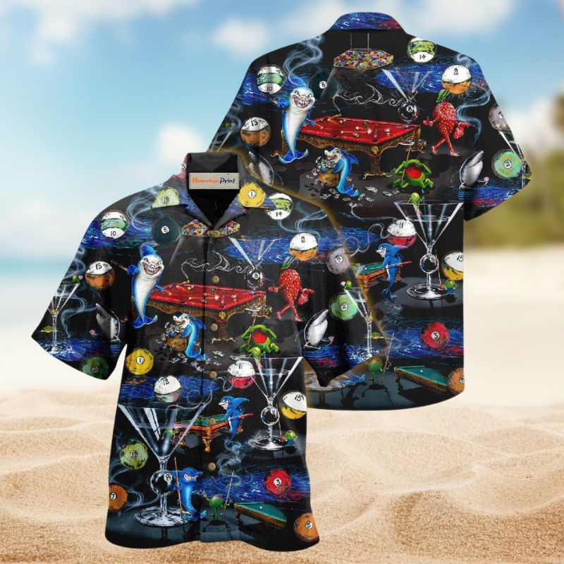 Shark Scores Hawaiian Shirt For Island Vacations, Resort Wear, And Relaxed Seasonal Style