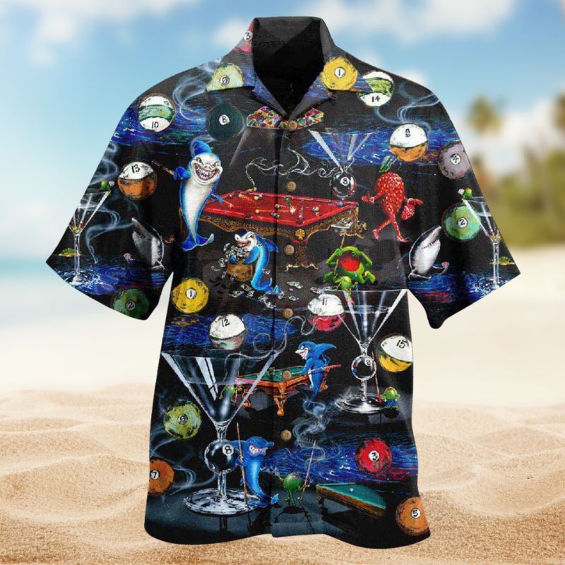 Shark Scores Hawaiian Shirt For Island Vacations, Resort Wear, And Relaxed Seasonal Style