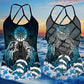 Shark Artistic Hollow Tank Top For Tropical Travel And Daily Comfort