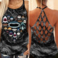 Shark Artistic Hollow Tank Top For Ocean Lovers And Weekend Wear