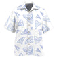 Creative Shark Teeth Collector Ocean Hawaiian Shirt For Nature Fans, Resort Trips, And Comfortable Warm Weather Wear