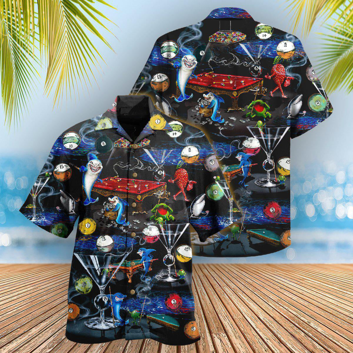 Shark Shoot Gain Scores Hawaiian Shirt Design Detail For Beach Days And Holiday Travel