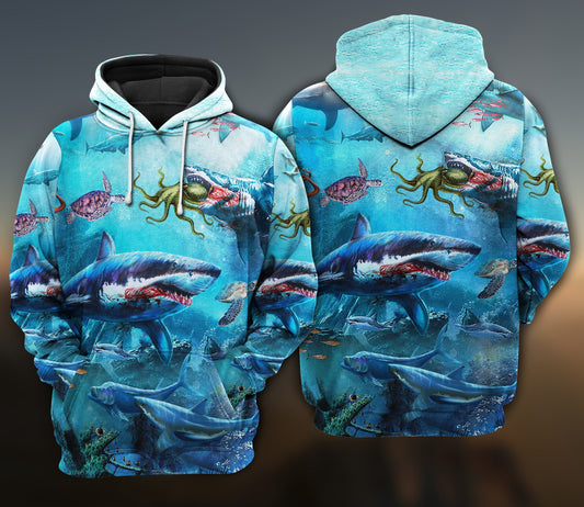 Shark Assassin Ocean Hoodie For Seaside Adventures Daily Style And Comfortable Outfits