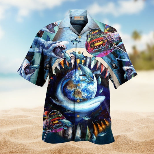 Summer Festival Hawaiian Shirt Button Front Artwork For Island Holidays