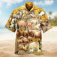 Autumn Sheep Hawaiian Shirt For Beach Days, Summer Outings, And Thoughtful Gift Giving