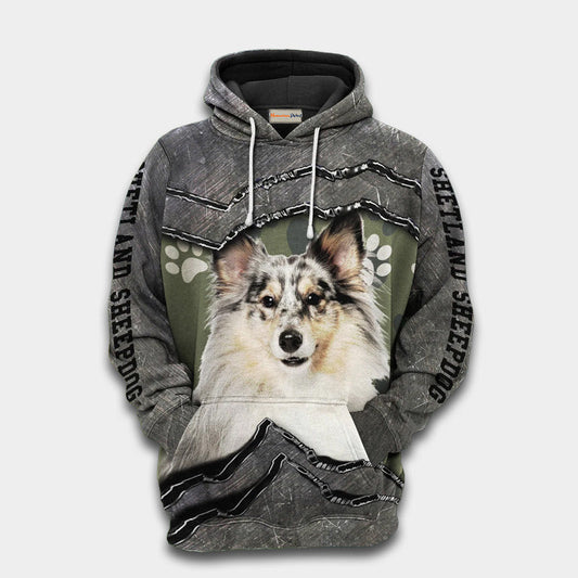 Shetland Sheepdog Friend Hoodie For Casual Activities Seasonal Outings And Gift Ideas