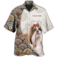Creative Shih Tzu Mandala Pattern Custom Hawaiian Shirt For Tropical Holidays, Outdoor Gatherings, And Everyday Comfort