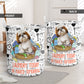 Shih Tzu Love Pattern Laundry Basket For Room Home Organizer