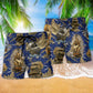 Pirate Ship Sea Beach Shorts For Poolside Relaxation And Summer Adventures