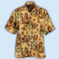 Vintage Ship Wheel Sea Hawaiian Shirt Artwork View For Weekend Travel And Beach Style