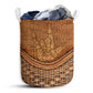 Sign Language Rattan Laundry Basket For Bathroom Bedroom Storage