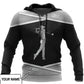 Silver Golf Personalized Hoodie For Recreational Activities Travel And Comfortable Streetwear