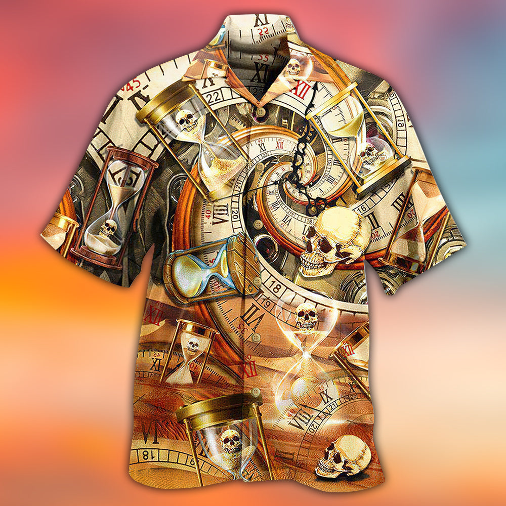 Vintage Skull True Value Hawaiian Shirt Pattern View For Lightweight Everyday Style