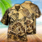 Skull And Casino Cards Hawaiian Shirt With All Over Print For Resort Travel Summer Outings And Casual Gatherings