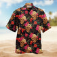 Skull Amazing Flowers Sugar Hawaiian Shirt For Island Parties Bold Artwork And Everyday Summer Style