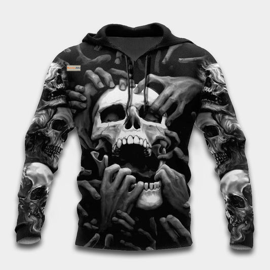Skull Scream Hoodie For Distinctive Streetwear Holidays And Thoughtful Gifts
