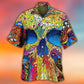 Summer Skull Hawaiian Shirt With Detailed Graphic For Coastal Adventures Summer Events And Everyday Comfort