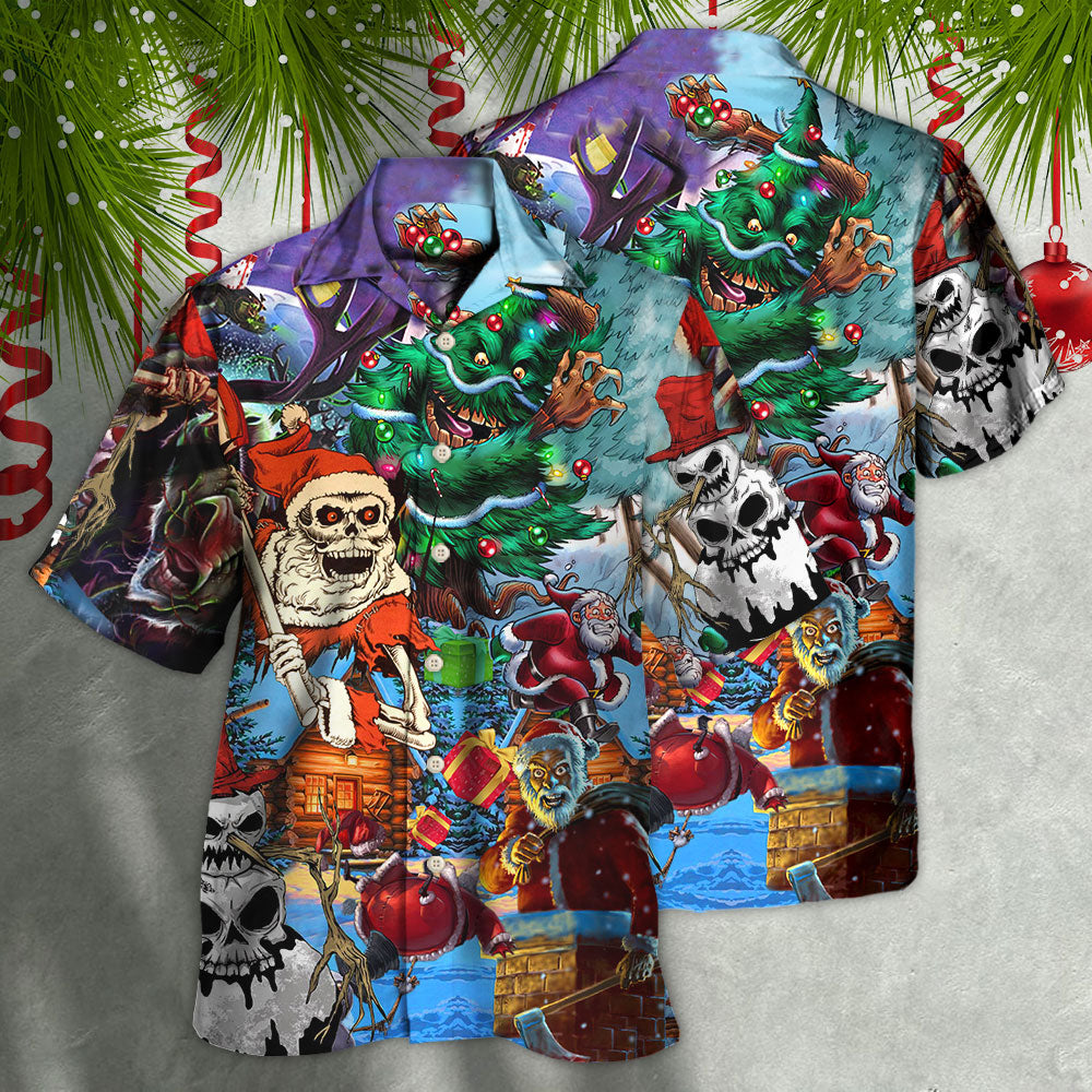 Skull And Christmas Scary Style Limited Edition – Hawaiian Shirt