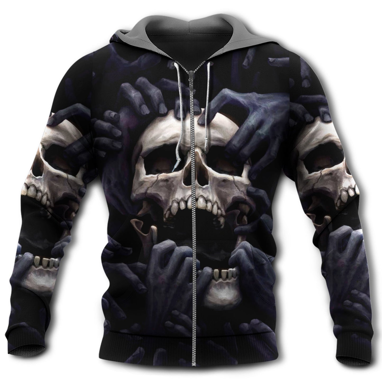 Skull Darkness Hoodie For Alternative Events Seasonal Outings And Gift Ideas