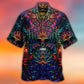 Skull Hawaiian Shirt With Detailed Graphic For Coastal Adventures Summer Events And Everyday Comfort