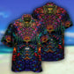 Skull Hawaiian Shirt With All Over Print For Coastal Adventures Summer Events And Everyday Comfort