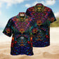 Bold Skull Hawaiian Shirt For Coastal Adventures Outdoor Gatherings And Casual Warm Weather Wear
