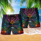 Skull Bold Beach Shorts Print Detail For Thoughtful Gift Giving