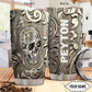 Skull Bronze Personalized 20 Oz Tumbler For Coffee Travel And Daily Drinks