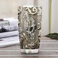Skull Bronze And Pattern Personalized 20 Oz Tumbler For Coffee Travel And Daily Drinks