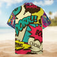 Skull Comic Riding Style Hawaiian Shirt For Resort Getaways Outdoor Parties And Everyday Summer Wear