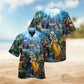 Funny Barbecue Food Grill Hawaiian Shirt Button Front Artwork For Thoughtful Gifting